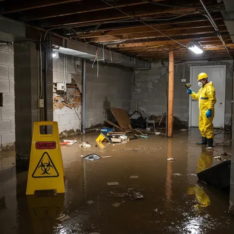 Flooded Basement Electrical Hazard in Dorado, PR Property